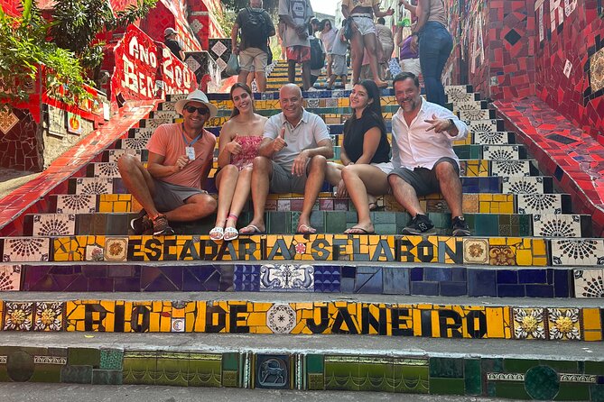 1 day tour Rio de Janeiro to Christ and Cable car and much more - Selarón Steps and the color of central Rio