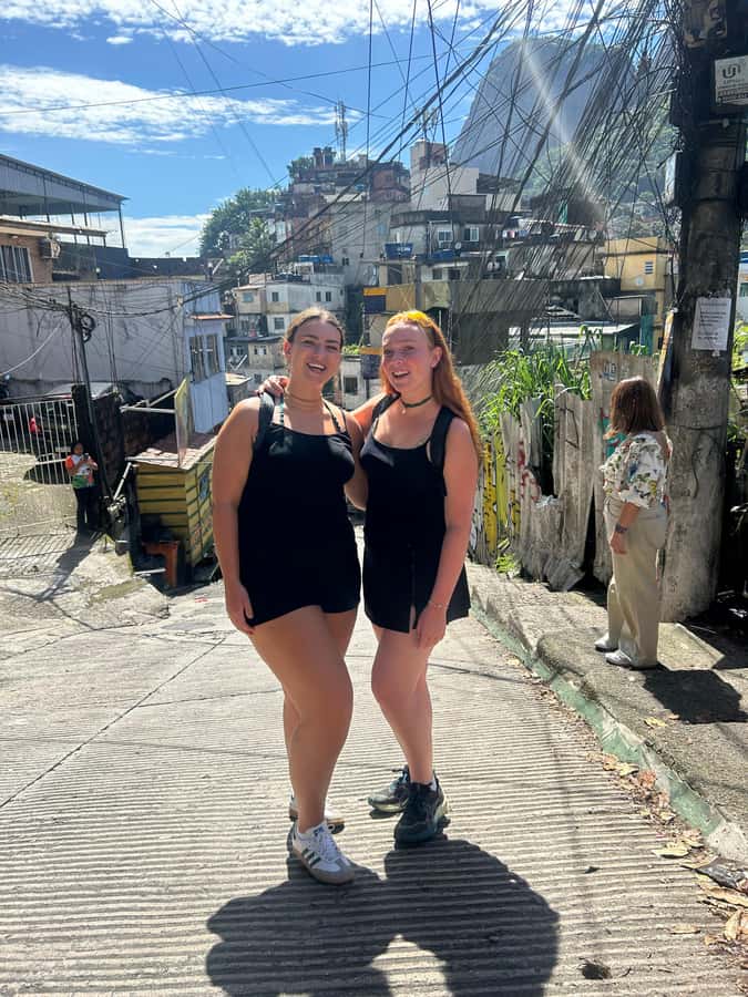 A Walk in the Rocinha Favela: Women Leading the Way - Walking downhill through the first streets