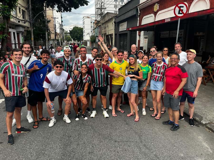 Fluminense Football Match at Maracanã with Local Hosts - Good Seats Among Passionate Fluminense Supporters