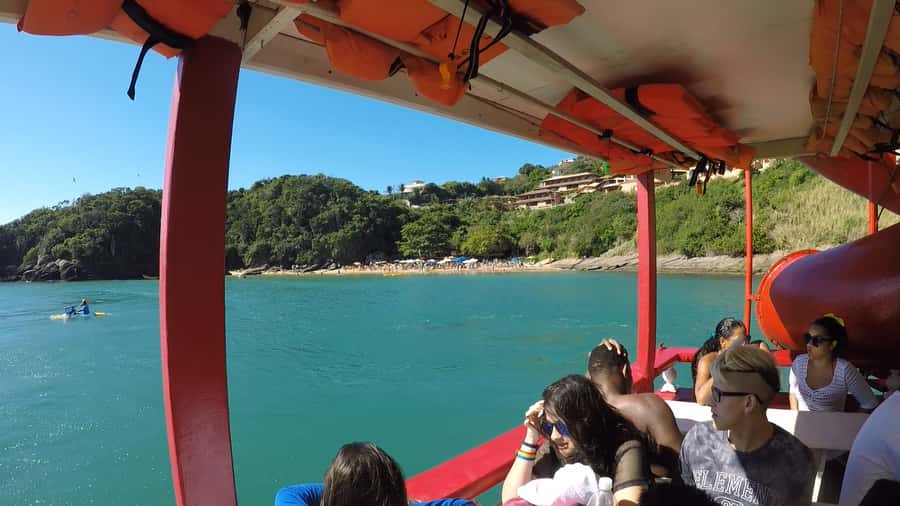 From Rio de Janeiro: Búzios Full-Day Boat Tour - Boarding a schooner with room for 120