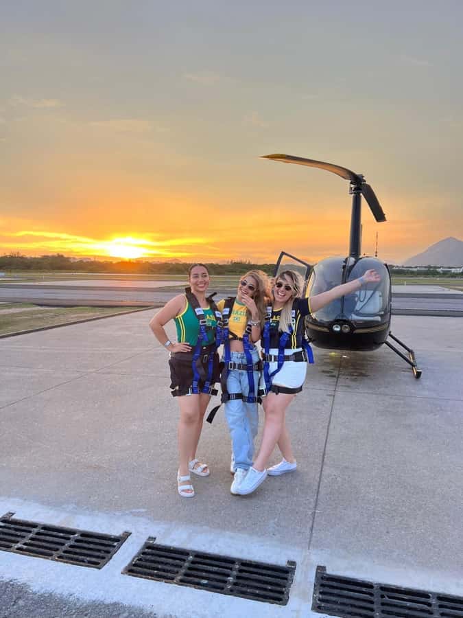 Helicopter flight no doors in Rio de Janeiro - Rodrigo de Freitas Lagoon from above