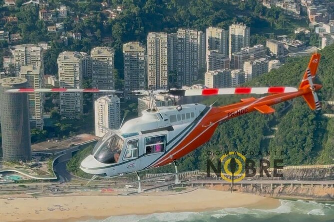 Helicopter Ride in Rio de Janeiro - 30 Minutes by Comandante Nobre - Rocinha, Vidigal, and Rio’s sharp contrasts