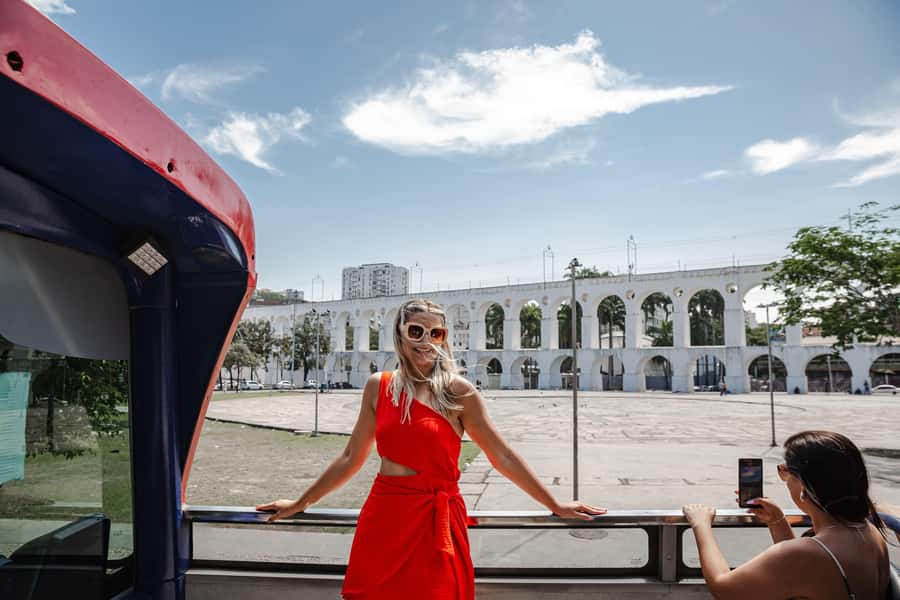 Hop-ON Hop-OFF Sightseeing Bus in Rio de Janeiro - Rio Samba Bus - Rio in one loop, from Copacabana to Lapa