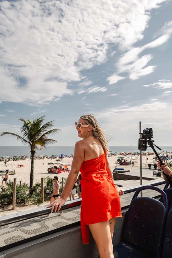 Hop-ON Hop-OFF Sightseeing Bus in Rio de Janeiro - Rio Samba Bus - Flamengo and Lapa shift the mood