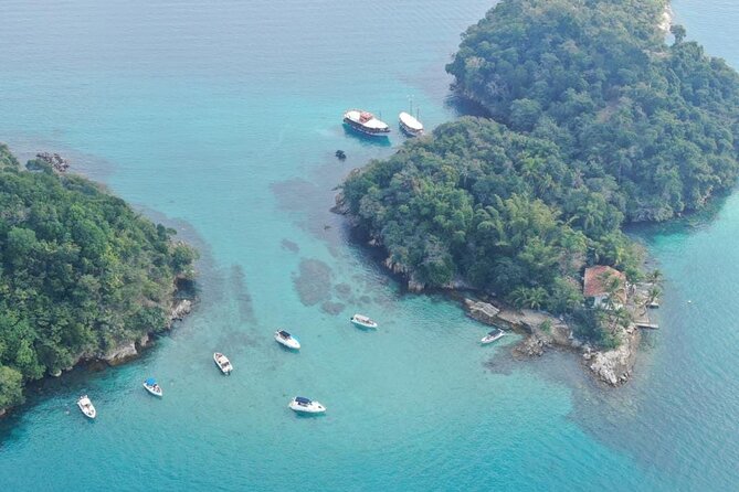 Private VIP Paradise Ilha Grande Speed Boat and Transfer from Rio - Lagoa Azul: fish, coral, and water that changes with the weather
