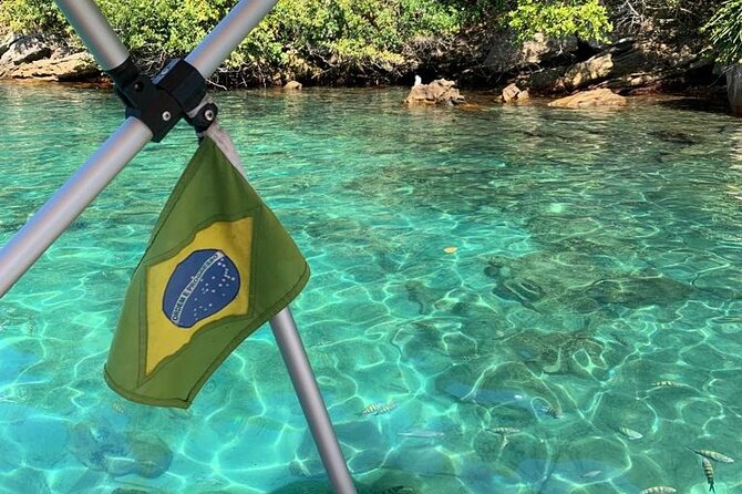 Private VIP Paradise Ilha Grande Speed Boat and Transfer from Rio - Praia do Funil and its unusual shallow water