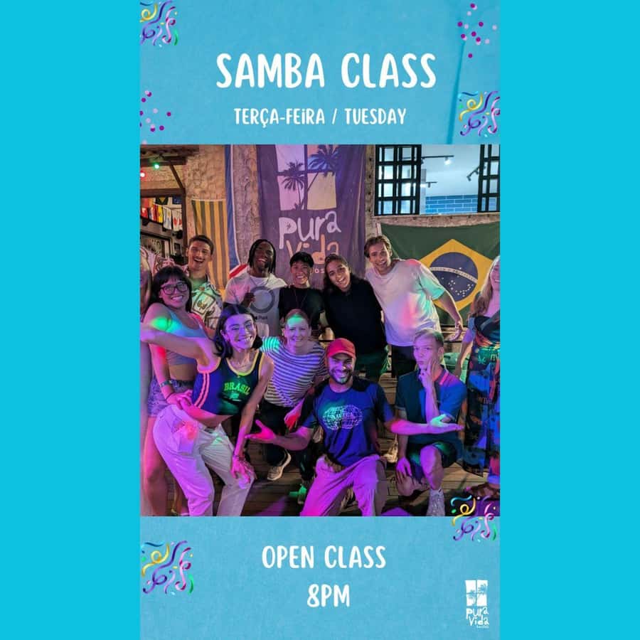 Rio: Caipirinha Workshop and Samba Class - One hour of samba for complete beginners