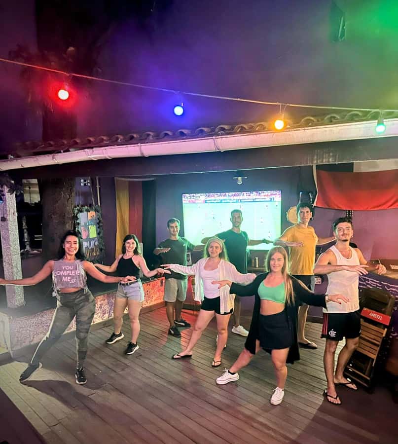 Rio: Caipirinha Workshop and Samba Class - The caipirinha workshop at about 7:30 pm
