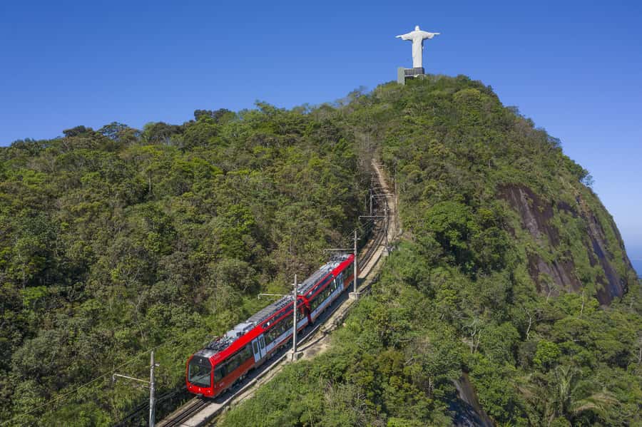 Rio: Christ Redeemer by Train & City Highlights Morning Tour - The Sambódromo from above