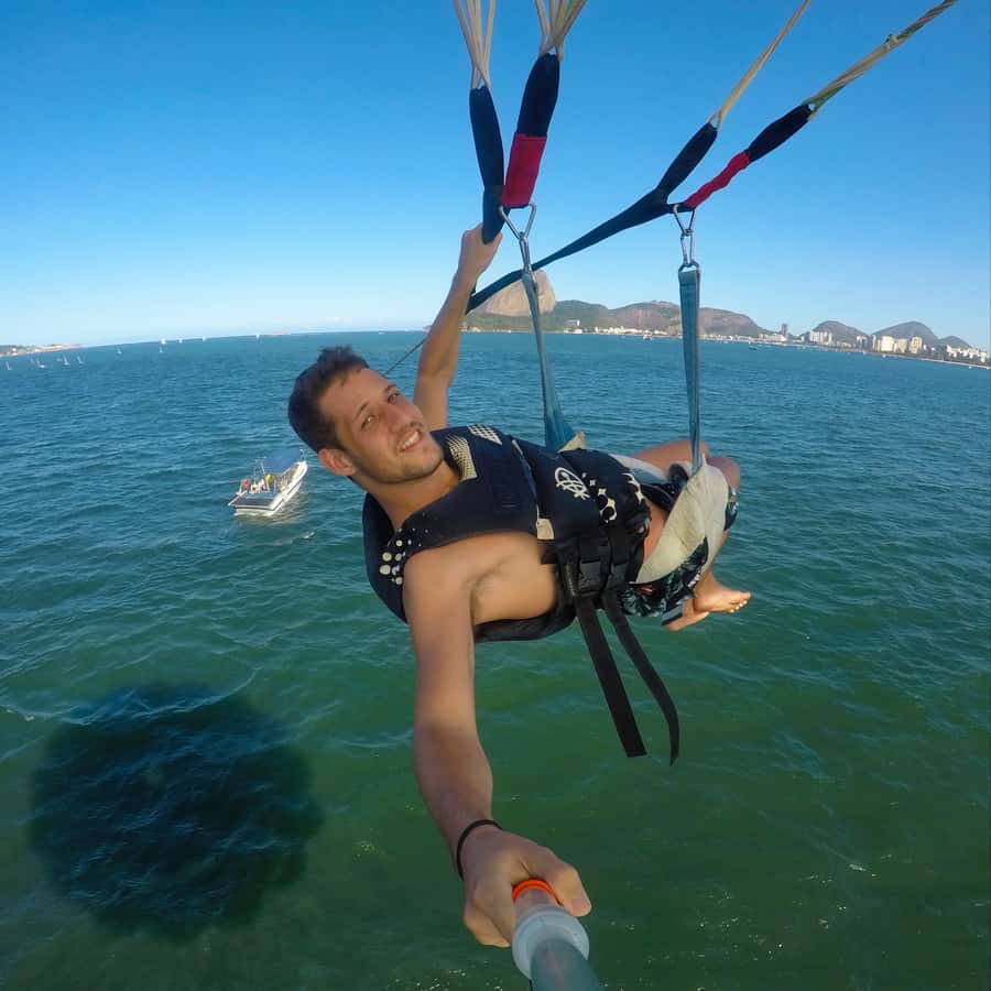 Rio de Janeiro: 2-Hour Boat Trip with Parasailing - The flight above Rio’s postcard sights