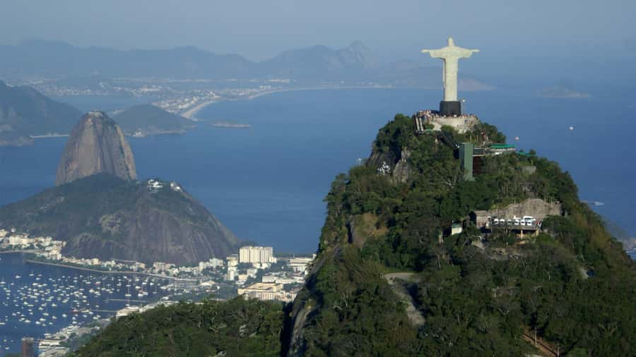 Rio de Janeiro by Air: 10-Minute Helicopter Tour - Christ the Redeemer from the air