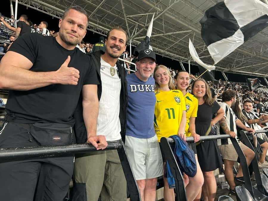 Rio de Janeiro: Enjoy a Botafogo soccer game with Locals - Getting to Nilton Santos Stadium by van