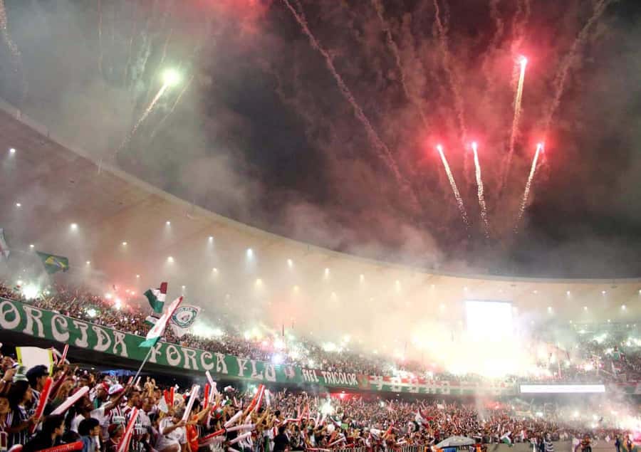 Rio de Janeiro: Football Game Ticket with Guide and a Drink - Inside the stands, expect noise and local passion