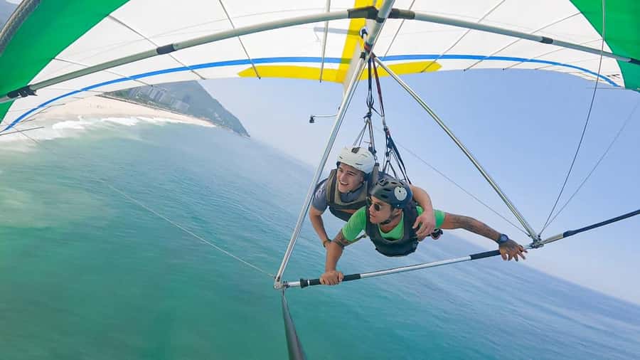 Rio de Janeiro: Hang Gliding or Paragliding Flight - Arriving at Pepino Beach and the official flight center