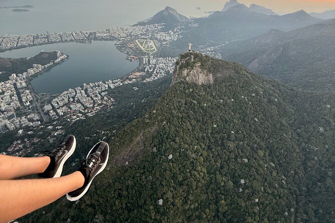 Rio de Janeiro Helicopter Tour without Doors - Cliffs and mountain views at Joatinga and Pedra da Gávea