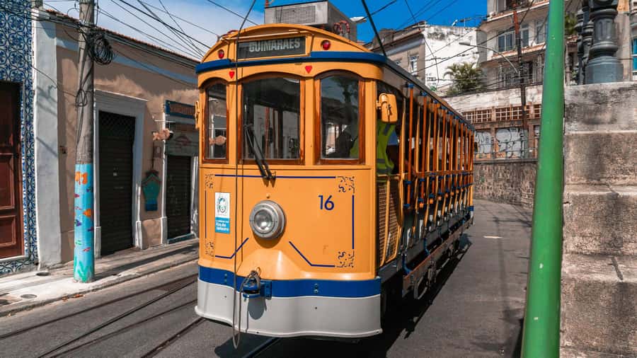 Rio de Janeiro: Lapa and Santa Teresa with Tram Ride - The tram ride across the Arcos da Lapa