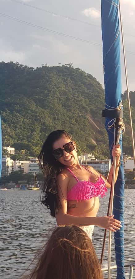 Rio de Janeiro: Sailing Sunset Tour with Snacks and Drinks - The swim stop in a sheltered bay