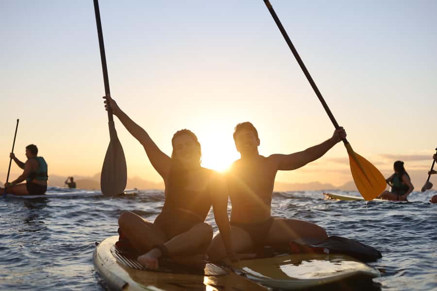 Rio de Janeiro: Stand-Up Paddle - Copacabana Beach Sunrise - The beach briefing and first paddle strokes
