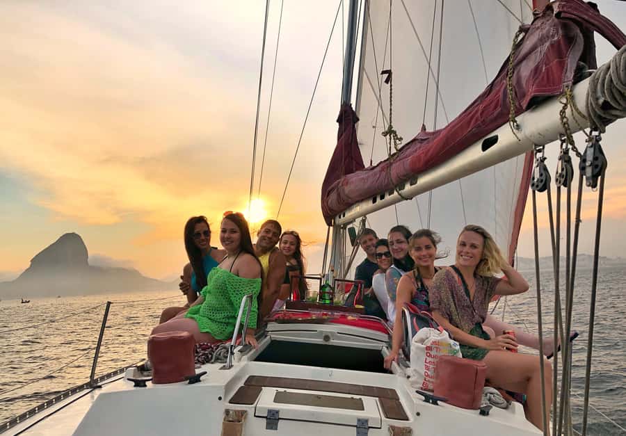 Rio de Janeiro: Sunset Sailing Tour - Swimming and the weather factor