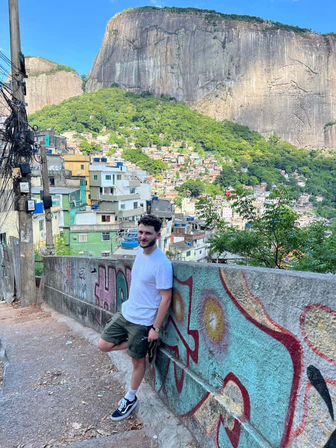 Rio: Favela Rocinha Tour with Local Guide & Secret Spots - Walking downhill through daily life