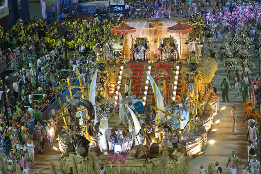 Rio: Premium Carnival Seating with Food, Drinks, & Transfers - Food Court, beer, and premium spirits