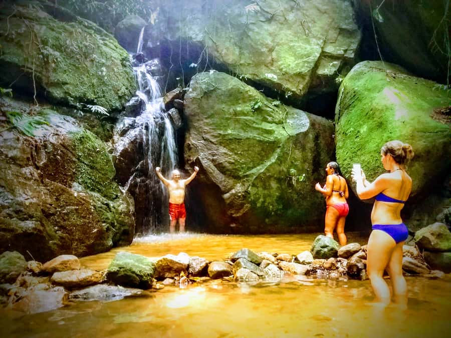 Rio: Tijuca Forest Small Group Hike to Caves and Waterfalls - Baronesa Cascade is the best payoff