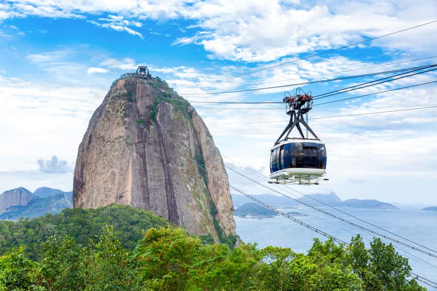 Sugarloaf Mountain Fast-Pass Ticket and Guided Tour - Meeting your guide below the Teleférico sign