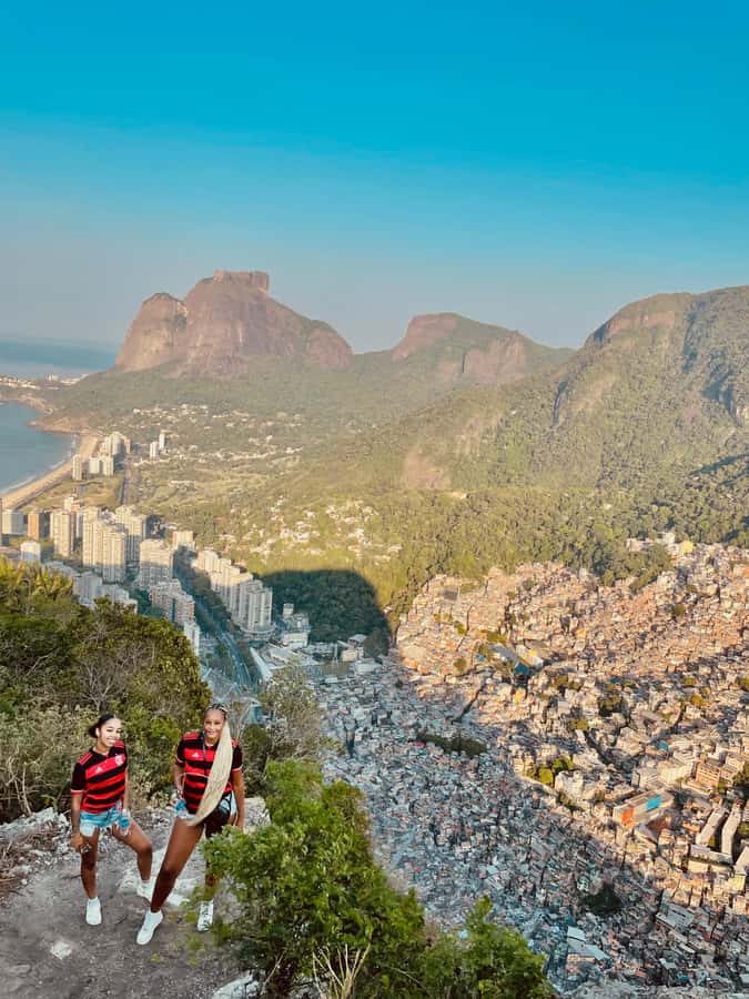 Vidigal Favela Tour - Views toward Ipanema and Morro Dois Irmãos